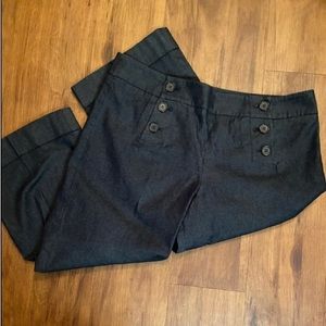 Button front size 10 mint condition. Cropped wider leg w/cuff New York &co